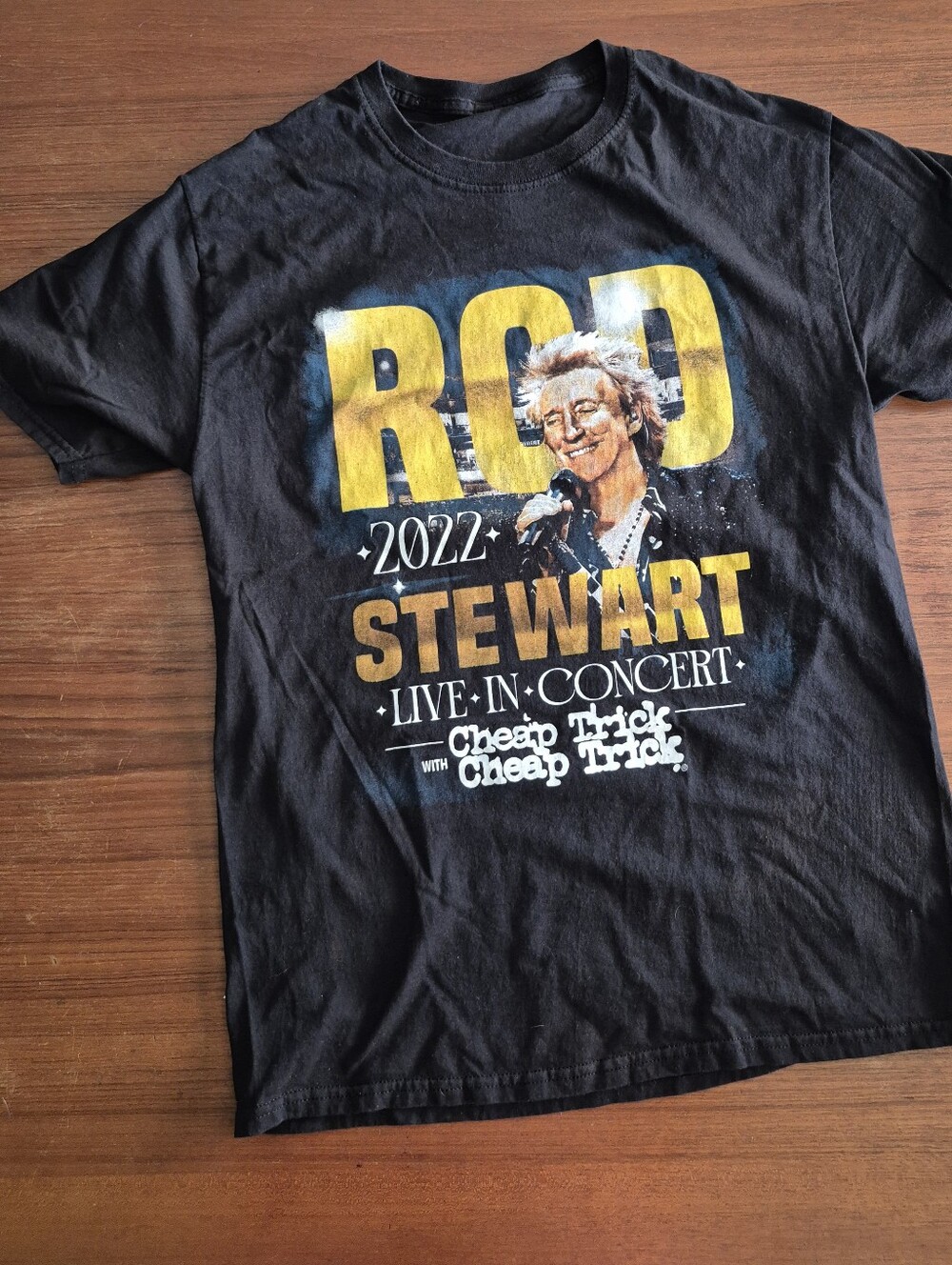 Rod Stewart Tour Tee Shirt Small